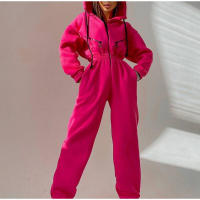 Traje Deportivo con Capucha Casual para Mujeres Conjunto de Moda - details 5