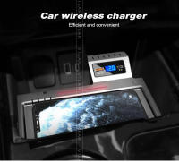 Cargador inalámbrico Qi para Ford Explorer 2023-2020 Placa de carga rápida para teléfono móvil Accesorios de interior Modificación de piezas - details 0