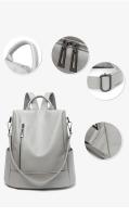 Mochila antirrobo para mujer,Bolso antirrobo, Bolso de cuero para mujer - details 4