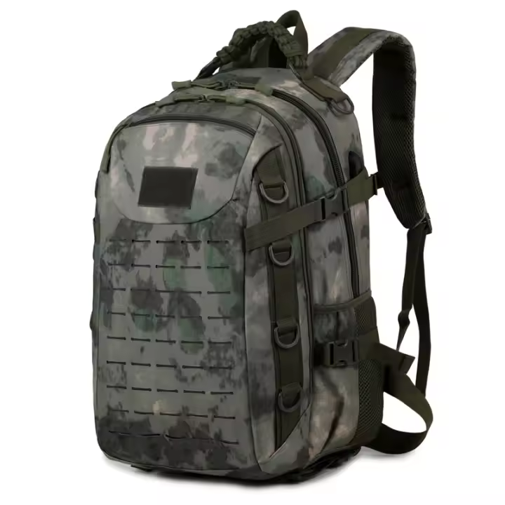 Mochila táctica para hombre, mochila Oxford multifuncional impermeable, mochila de camuflaje para acampar al aire libre, mochila de senderismo juvenil - 1