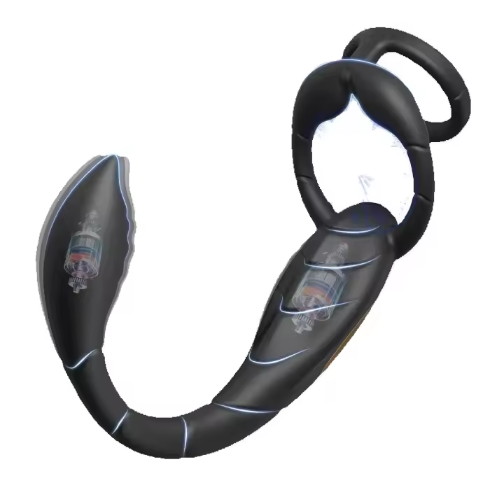 Leten-Anillo vibratorio para hombres, Juguetes sexuales para parejas, estimulador de mancha, tapón Anal, masajeador de próstata, vibradores masculinos - 1