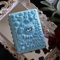 Cuaderno A5 con cubierta en relieve, escala de estrella de ojo de dragón, cuaderno en relieve, estilo mitología, textura de escala Vintage, cuaderno para niños - details 4