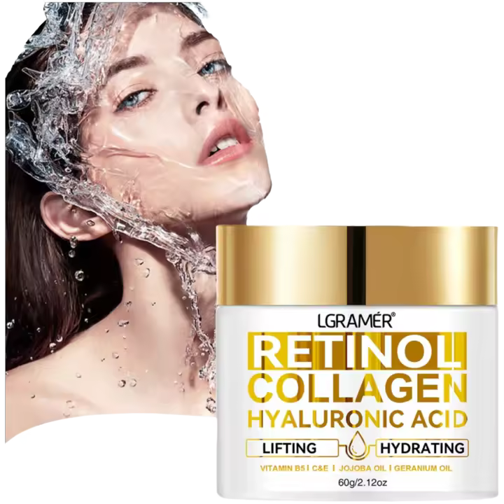 Crema Facial de Retinol Hidratante y Adiós a las Arrugas Colágeno Hialurónico - 1