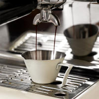 Taza de extracción de Espresso de 100ML, acero inoxidable 304 con escala, gruesa, exquisita taza de café de onza, accesorios para el hogar, cocina y cafetería - details 4
