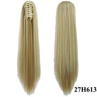 Accesorios para el cabello de fibra resistente al calor para mujer, extensión de cabello, cola de poni, peluca larga y recta, pinza para cola de caballo - details 5