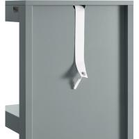 Alta Metalico Columna 3 Estantes y 2 Cajones Blanco 30 x 30 x 144 cm FRG126W - details 16