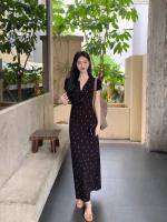 Vestido adelgazante y ceñido a la cadera para mujer, estilo francés de vacaciones, puro deseo de verano, sensación de alta gama, camisola larga - details 14