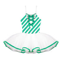 Vestido de baile de tutú de ballet a rayas de caña de caramelo para niños y niñas, disfraz de baile de patinaje artístico de Navidad para carnaval, fiesta temática de cosplay - details 13