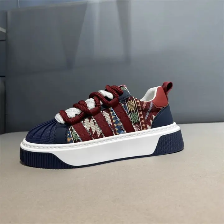 Zapatos Casuales Deportivos De Moda, Versátiles Zapatos De Placa Base Gruesa - 1