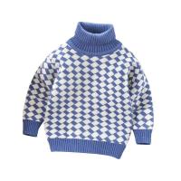 Sudadera de Cuello Alto para Niños Cuadrada de Invierno Engrosada Suéter de Peluche para Bebé - details 4