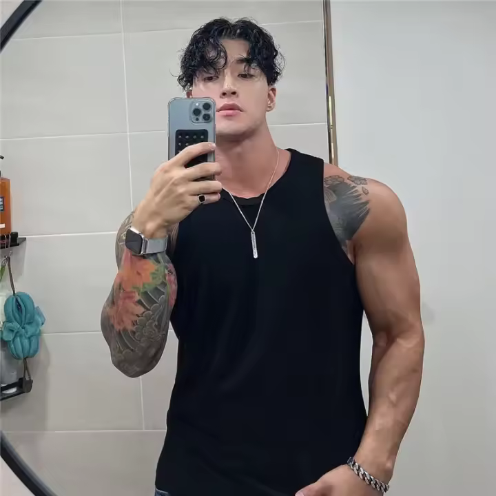 Chaleco Deportivo Transpirable y Secado Rápido Camiseta sin Mangas para Entrenamiento Fitness y Correr Vestido Deportivo para Hombres - 1