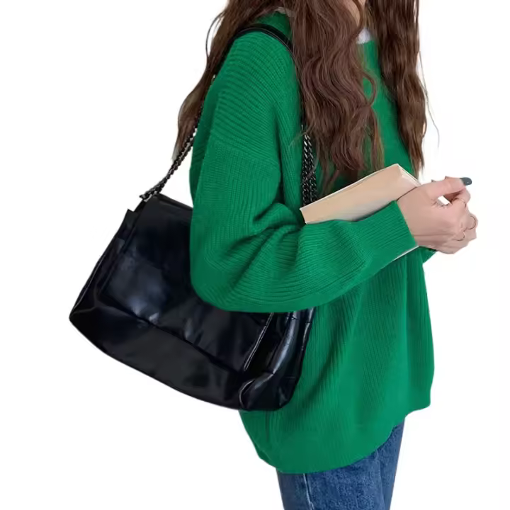 Bolso de mujer de gran capacidad nueva moda versátil Internet celebridad cadena bolso de mensajero bolso de mano de hombro - 1