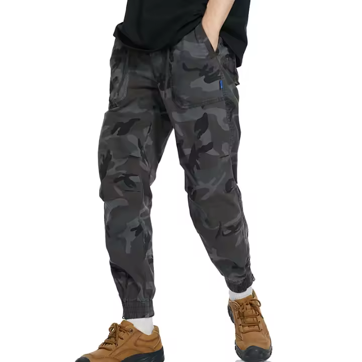 Solomon-Pantalon cargo multibolsillos para hombre, salopette d 'outillage, extérieur, fjCasual, coton, jogging de loisirs, automne, nouveau - 1