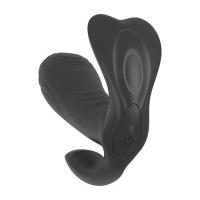 Control remoto inalámbrico Mariposa vibrando calcetines Dildo portátil Vibrador anal Masaje de próstata con función de solapa Masturbación de adultos Juguetes sexuales Enchufe del culo - details 10