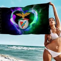 Club de fútbol b-benfica baño microfibra suave absorbente de agua transpirable para niñas niños toalla de playa decorativa de dibujos animados - details 13