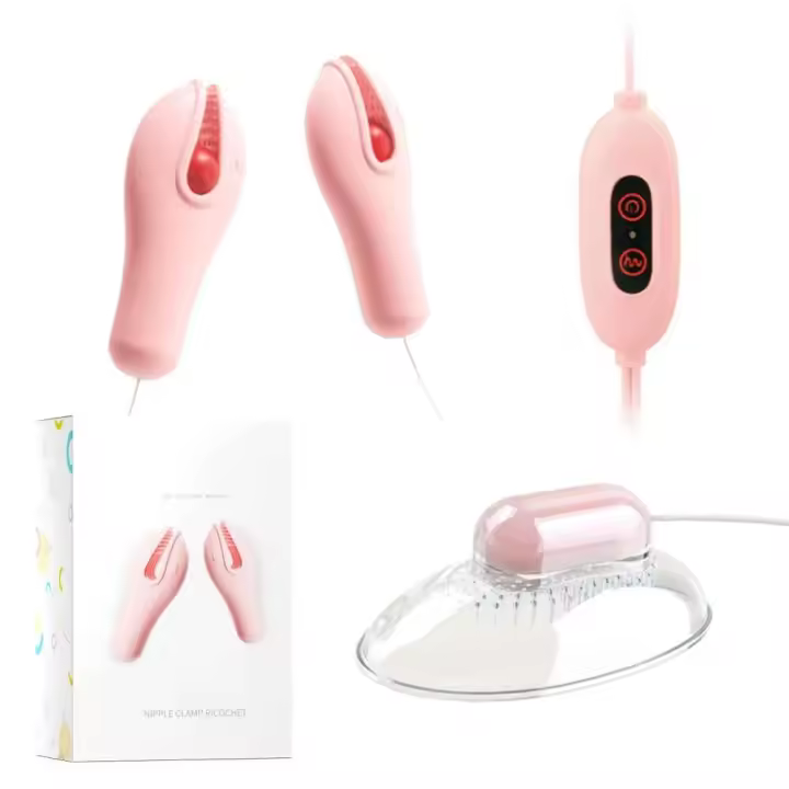 Estimulación de aumento de pecho, pezón, Vagina, clítoris, succionador para mujeres, vibrador de clítoris, cubierta de bomba de vacío, masturbador para adultos, juguete sexual - 1