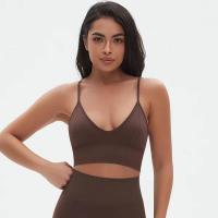 Top sin costuras Nylon de secado rápido Color sólido Adecuado para yoga y estiramientos Deportes profesionales - details 33