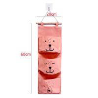 Cotton And Linen Hanging Bag Art Door Sundry Storage Bag Hanging Multi-Layer Hanging Bag - details 5