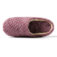Espina de pescado gamuza interior masculino y femenino parejas hogar zapatillas de algodón térmico. - details 15