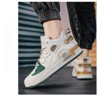 Zapatillas Casuales de Cuero de Microfibra de Alta Zapatos Deportivos para Hombres a la Moda - details 9