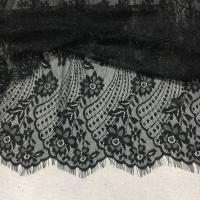 Falda de malla de encaje perspectiva de mujer, minifalda de tul blanco y negro, banda elástica de cintura alta - details 1