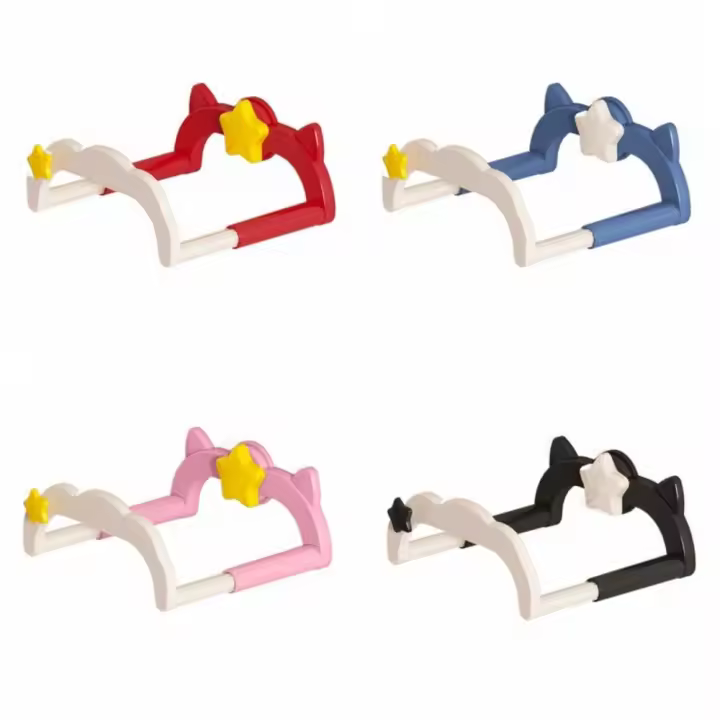 Estante de almacenamiento para lavabo a prueba de agua, cubierta de sartén sin agujeros montada en la pared, soporte de almacenamiento, estante de almacenamiento ajustable para ahorro de espacio para cepillos de dientes - 1