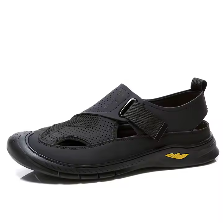 Zapatos de Hombre Verano 2025 Nuevo Diseño con Agujero en Malla Transpirable - 1