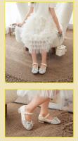 Zapatos de cuero de princesa para niños y niñas, calzado de tacón alto con diamantes de agua, para primavera y otoño, 2024 - details 14