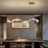 Luz LED colgante para comedor, lámpara de techo moderna y creativa de 80CM, para mostrador de Bar, cocina, sala de estar Nórdica - details 1
