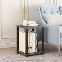 Mesa Auxiliar Simplista, Madera compuesta, Espresso/Negro, 2 Unidades - details 24
