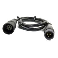 Cable de extensión de Motor de cubo de rueda de 9 pines, conector hembra a macho para accesorios de bicicleta eléctrica, 60cm, 1 unidad - details 0