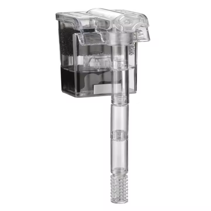 Mini filtro de cascada con carga USB 3 en 1, bomba de filtro silenciosa para acuario de 2,5 W, salida de agua ajustable para colgar externo - 1