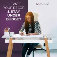 Mesita de Centro Rectangular, de Vidrio y Madera con Bandeja para Revistas, Mesa de Centro Baja para Salón y Oficina - details 14