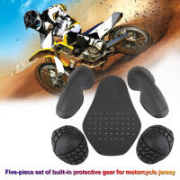 Chaqueta de Motocicleta Protector de Lining Pad Hombros Codo Espalda Arma Negro para Carreras de Motocross Esquí Patinaje sobre Hielo Ciclismo - details 0