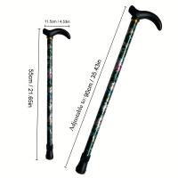 Explorer's Choice: bastón de aluminio ligero, ajustable (55-90cm), portátil y duradero para senderismo, salidas y - details 1