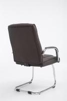 Cantilever Attila Tapizada En Tela y con Base De Metal I Silla De Conferencia con Reposabrazos, Color:Negro/Negro - details 46