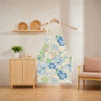 Delantal de cocina grueso y duradero, delantal ajustable resistente a la suciedad para barbacoa, delantal de cocina de moda resistente a las manchas, jardinería - details 11