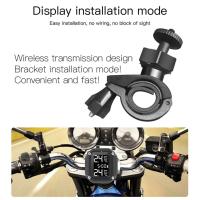 Sistema de supervisión de presión de neumáticos inalámbrico, TPMS con carga USB para motocicleta con 2 sensores externos, pantalla LCD Digital - details 3