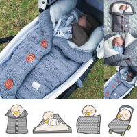 Saco de Dormir Tejido para Bebés, Acolchado y con Forro, Ideal para Cochecitos en Primavera, Otoño e Invierno, Diseño con botón - details 17