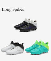 Zapatos de fútbol de tobillo alto para hombres, tacos largos para exteriores, zapatos de fútbol profesionales, zapatos de calcetín, TF/FG - details 5