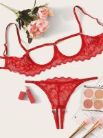 El nuevo camisón para mujer, lencería sexy, lencería de color sólido. - details 4