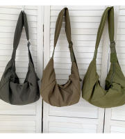 Bolsa de nailon bola de masa bolsa de gran capacidad bolsa de alta gama casual bolsa de mensajero simple versátil bolso de hombro de las mujeres - details 37