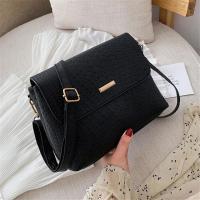 Bolso de Hombro para Mujer Simple Tipo Mensajero con Flap en Cuero PU Bolso Cruzado Casual Negro para Señora - details 7