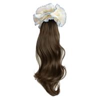 Extensión de cabello rizado con cola de caballo de estilo coreano, peluca de cola de caballo de hortensia, postizo de cola de poni falso Natural para mujeres y niñas - details 10