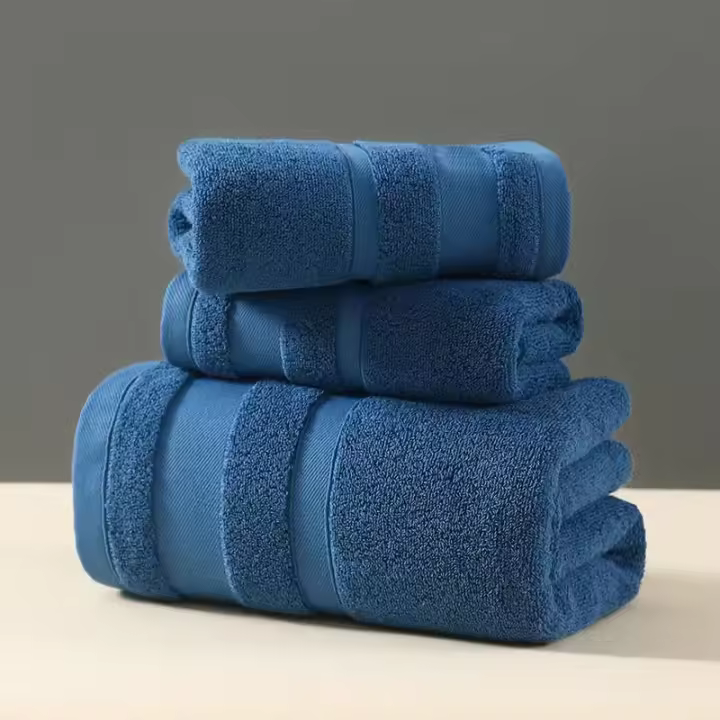 Juego de Toallas de 3 Piezas, 100% algodón,Antibacteriano, Desodorante,Suave y absorbente - 1