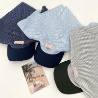 Pañuelo a cuadros Y2K para la cabeza, gorro de béisbol Y2K, ropa de calle, bufanda, gorra con visera, Bandana de algodón, pañuelo triangular para la cabeza, sombrero para exteriores - details 2