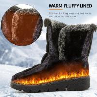 Botas de nieve planas para mujer, zapatos informales, Otoño e Invierno - details 0