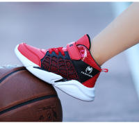 Nuevo estilo, zapatillas altas con dibujos de arañas para niños, zapatos de tenis informales transpirables, cómodos zapatos deportivos de baloncesto antideslizantes - details 12