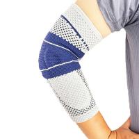 Coderas deportivas anticolisión, Protector de codo transpirable de punto de nailon, equipo Protector, junta de silicona, Protector de rodilla - details 2
