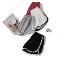 Deportes mujeres verano 2025 nuevo Color caramelo Anti vaciado pantalones cortos ajustados Casual señora cintura elástica Pantalones cortos de playa - details 10